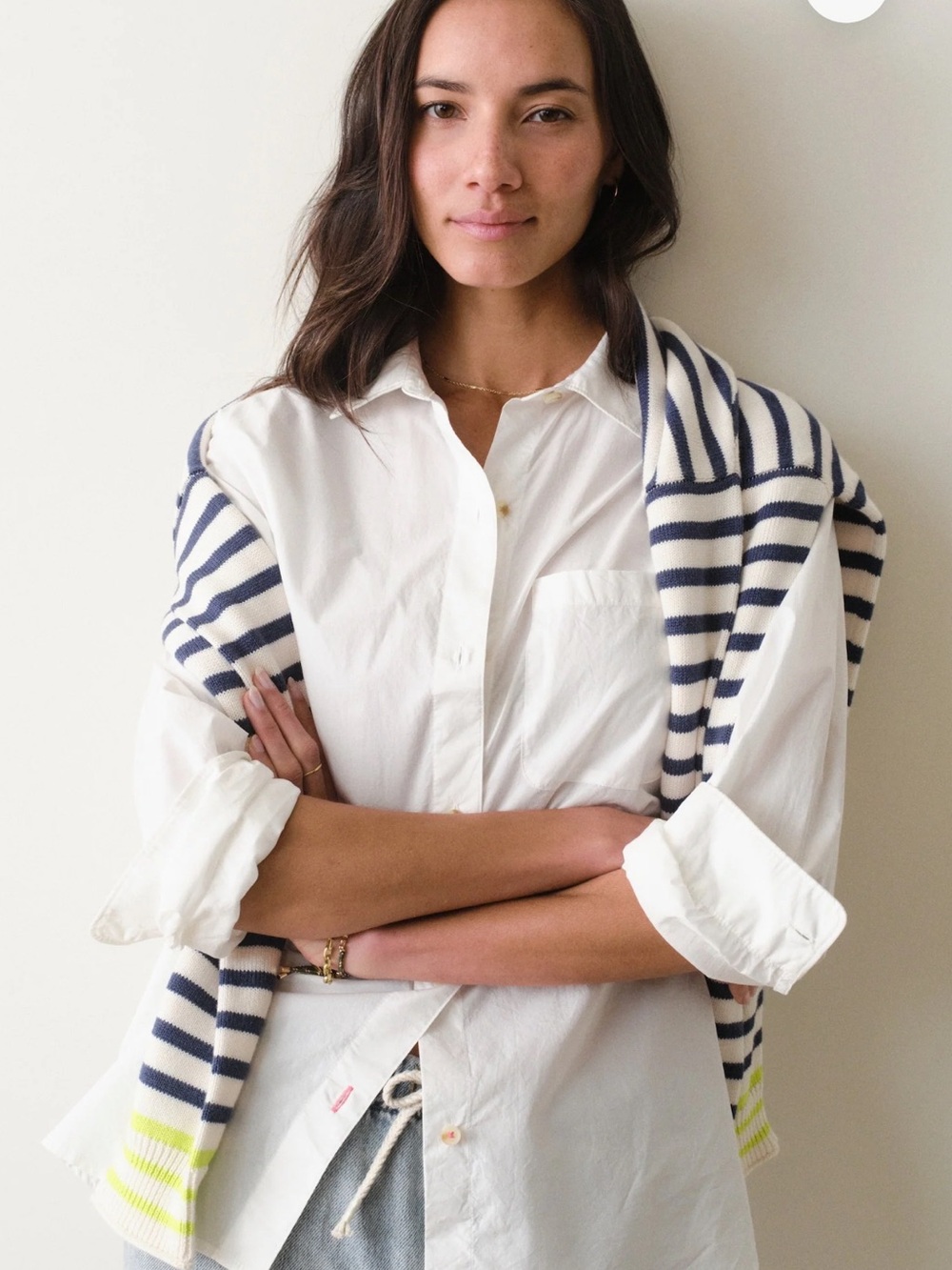 NWT Marine Layer Cali Poplin Oversized Button Down Shirt
